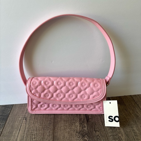 SO Blush Quilted Shoulder Bag - Picture 1 of 15